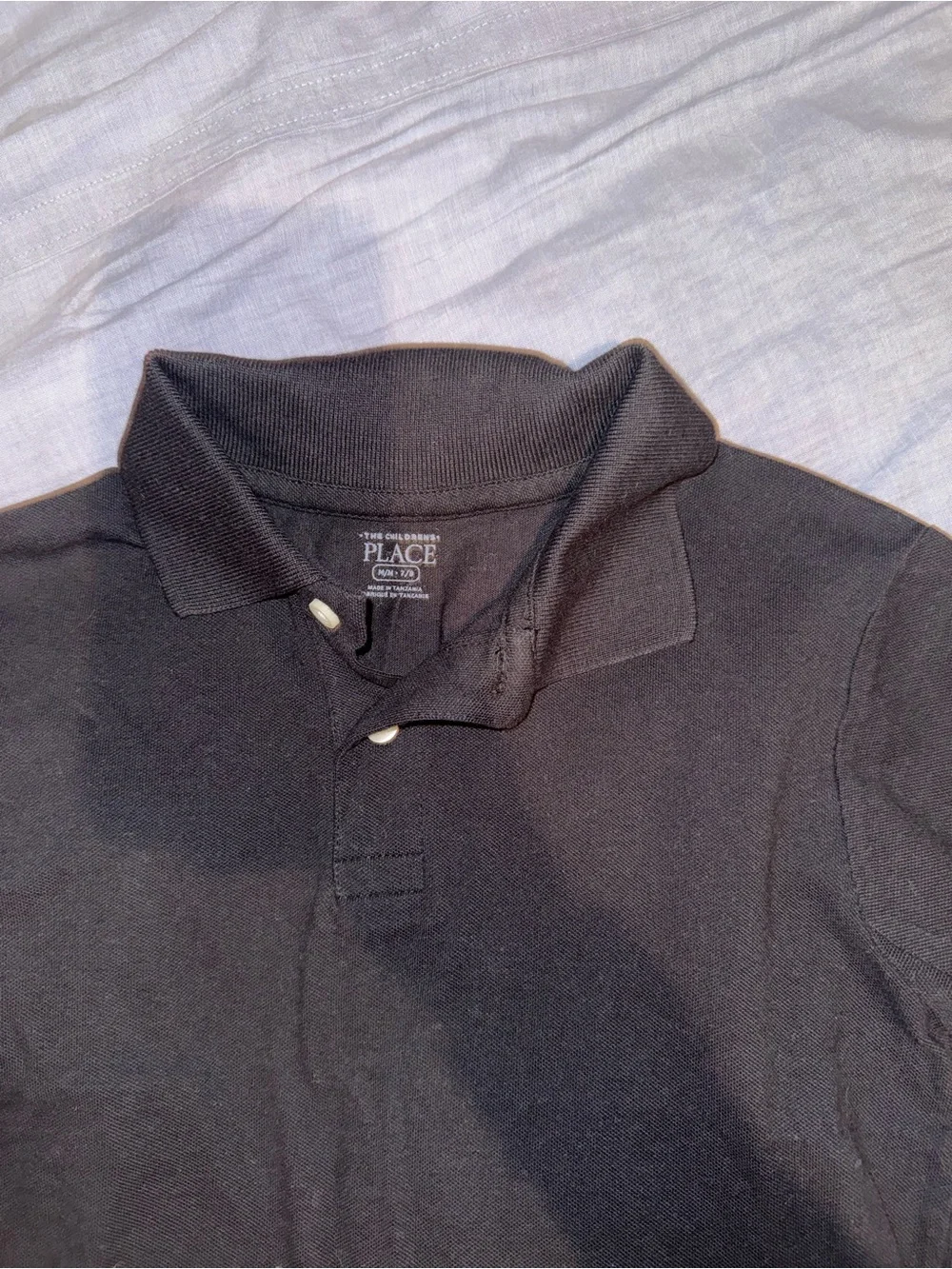 The Children's Place Kids Polo Pack - Black & Light Gray